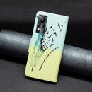 For Infinix Note 11 Colored Drawing Pattern Leather Phone Case(Feather)