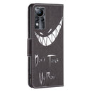 For Infinix Note 11 Colored Drawing Pattern Leather Phone Case(Smirk)