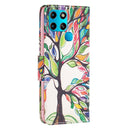For Infinix Smart 6 Colored Drawing Pattern Leather Phone Case(Life Tree)