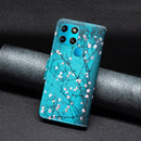 For Infinix Smart 6 Colored Drawing Pattern Leather Phone Case(Plum Blossom)