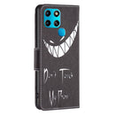 For Infinix Smart 6 Colored Drawing Pattern Leather Phone Case(Smirk)
