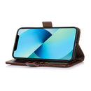For Samsung Galaxy M33 5G Crocodile Top Layer Cowhide Leather Phone Case(Brown)