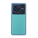 For vivo X80 Pro Electroplated Frosted Phone Case(Blue)
