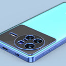 For vivo X80 Pro Electroplated Frosted Phone Case(Transparent)