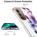 For Nokia G21 / G11 Ring IMD Flowers TPU Phone Case(Purple Begonia)