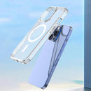 Mutural Jingtou Series Magnetic PC + TPU Phone Case For iPhone 13(Clear)