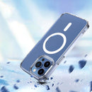 Mutural Jingtou Series Magnetic PC + TPU Phone Case For iPhone 13 Pro Max(Clear)