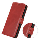 For Xiaomi 12 Pro Crazy Horse Top Layer Cowhide Leather Phone Case(Red)