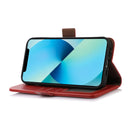 For Xiaomi 12 Pro Crazy Horse Top Layer Cowhide Leather Phone Case(Red)