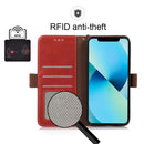 For Xiaomi 12 Pro Crazy Horse Top Layer Cowhide Leather Phone Case(Red)