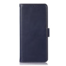 For Xiaomi 12 Pro Crazy Horse Top Layer Cowhide Leather Phone Case(Blue)