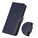 For Xiaomi 12 Pro Crazy Horse Top Layer Cowhide Leather Phone Case(Blue)