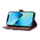 For Xiaomi 12 Pro Crazy Horse Top Layer Cowhide Leather Phone Case(Brown)
