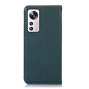 For Xiaomi 12 Pro KHAZNEH Nappa Top Layer Cowhide Leather Phone Case(Green)