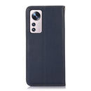 For Xiaomi 12 Pro KHAZNEH Nappa Top Layer Cowhide Leather Phone Case(Blue)