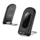 DUZZONA W2 15W QI Wireless Charger Phone Holder with Ambient Light(Black)