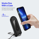 DUZZONA W2 15W QI Wireless Charger Phone Holder with Ambient Light(Black)