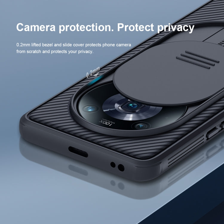 For Honor Magic4 Pro NILLKIN Black Mirror Pro Series Camshield PC Phone Case(Black)