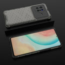 For vivo X80 5G China Shockproof Honeycomb PC + TPU Protective Case(Black)