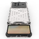 For vivo X80 5G China Shockproof Honeycomb PC + TPU Protective Case(Black)