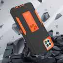 For Samsung Galaxy A22 5G Magnetic Holder Phone Case(Red + Black)