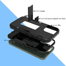 For Samsung Galaxy A22 5G Magnetic Holder Phone Case(Black)