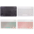A7 Square Cap Bluetooth Keyboard Leather Case with Pen Slot for Samsung Galaxy Tab S6 Lite(Pink)