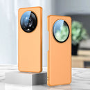 For Honor Magic4 Pro GKK Ultra-thin Full Coverage Protective Case with Back Camera Lens Film(Orange)