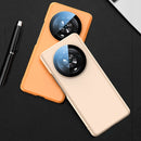 For Honor Magic4 Pro GKK Ultra-thin Full Coverage Protective Case with Back Camera Lens Film(Orange)