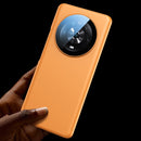 For Honor Magic4 Pro GKK Ultra-thin Full Coverage Protective Case with Back Camera Lens Film(Orange)