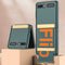 For Samsung Galaxy Z Flip GKK Ultra-thin Full Coverage Phone Flip Case with Wristband(Forest Green)