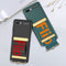 For Samsung Galaxy Z Flip GKK Ultra-thin Full Coverage Phone Flip Case with Wristband(Forest Green)