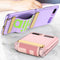 For Samsung Galaxy Z Flip GKK Ultra-thin Full Coverage Phone Flip Case with Wristband(Purple)