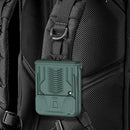 For Samsung Galaxy Z Flip3 5G GKK Sliding Camshield Magnetic Armor Flip Phone Case with Ring Holder(Black)