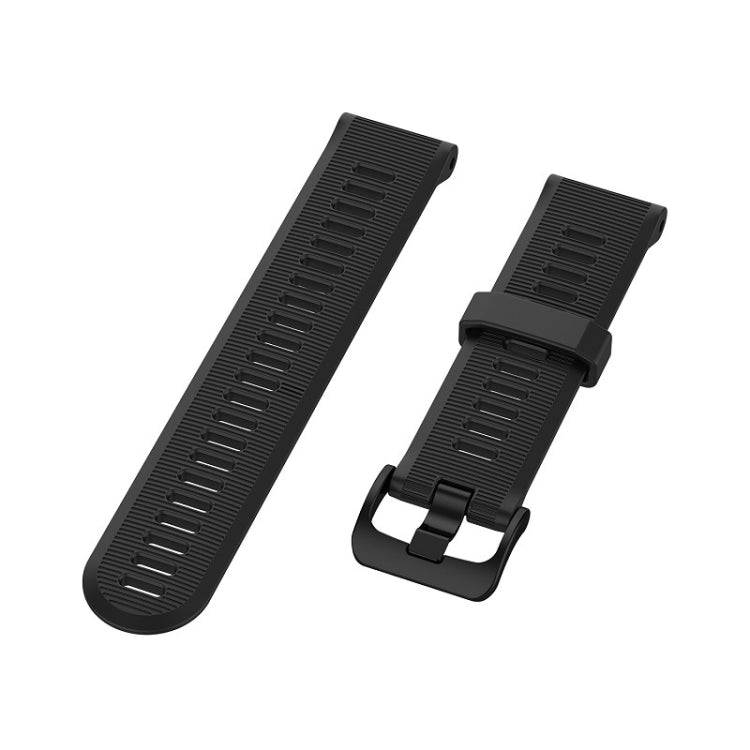 For Garmin Forerunner 945 Silicone Watch Band(Black)
