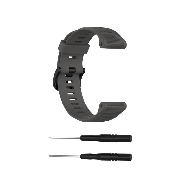 For Garmin Forerunner 945 Silicone Watch Band(Gray)
