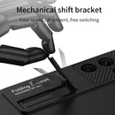 For Samsung Galaxy S22 Ultra 5G GKK Ultra-thin Shockproof Phone Case with Holder(Red)