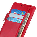 For Nokia G50 S-Type Stitching Calf Texture Leather Phone Case(Red)