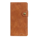 For Nokia G50 S-Type Stitching Calf Texture Leather Phone Case(Brown)