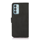 For Samsung Galaxy F23 5G / M23 5G KHAZNEH Matte Texture Leather Phone Case(Black)