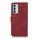 For Samsung Galaxy F23 5G / M23 5G KHAZNEH Matte Texture Leather Phone Case(Red)