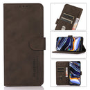 For Samsung Galaxy F23 5G / M23 5G KHAZNEH Matte Texture Leather Phone Case(Brown)