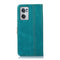 For OnePlus Nord CE 2 5G Stitching Thread Calf Texture Leather Phone Case(Light Green)