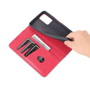 For OPPO K10 / A96 4G / Realme 9i AZNS Magnetic Calf Texture Flip Leather Phone Case(Red)