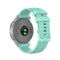 For Garmin Vivoactive 4S Small Plaid Silicone Watch Band(Duck)