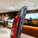 Electroplating Magsafe Magnetic Glitter Powder Phone Case For iPhone 13 mini(Red)