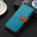 For vivo X80 Pro KHAZNEH Dual-color Cowhide Texture Flip Leather Phone Case(Blue)