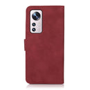 For Xiaomi 12 / 12X KHAZNEH Matte Texture Leather Phone Case(Red)