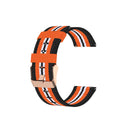 For Garmin Vivoactive 3 Nylon Watch Band(Black Orange)