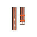 For Garmin Vivoactive 3 Nylon Watch Band(Black Orange)
